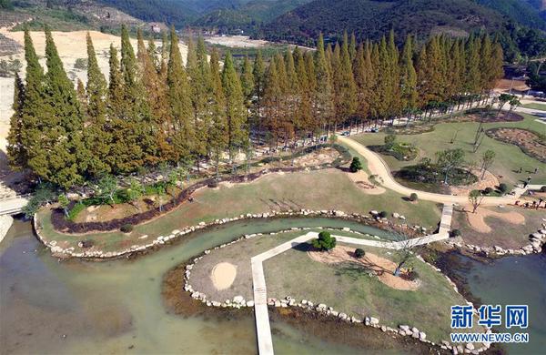 　这是福建省邵武市卫闽镇花千谷庄园田园风光（2017年10月25日摄）。