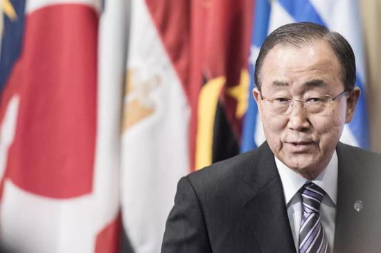 ▲潘基文在担任联合国秘书长期间广受赞誉。（联合国）