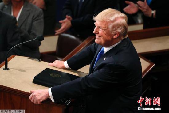 资料图片：美国总统特朗普。