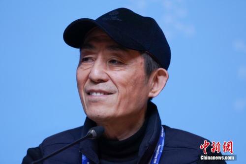 张艺谋在发布会上 <a target='_blank' href='http://www.chinanews.com/'>中新社</a>记者 崔楠 摄 点击进入下一页