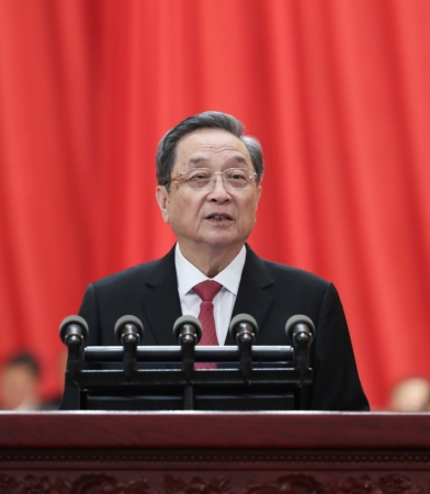 3月3日，中国人民政治协商会议第十三届全国委员会第一次会议在北京人民大会堂开幕。这是十二届全国政协主席俞正声代表政协第十二届全国委员会常务委员会，向大会报告过去五年的工作。