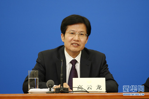 图为全国工商联主席高云龙。新华网中国政府网 陈杰 摄