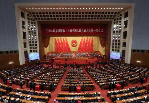 (1)十三届全国人大一次会议举行第六次全体会议 (1)十三届全国人大一次会议举行第六次全体会议