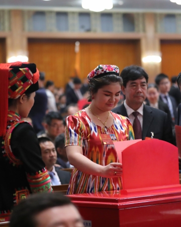 (8)十三届全国人大一次会议举行第六次全体会议 (8)十三届全国人大一次会议举行第六次全体会议