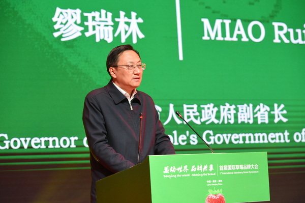 江苏省副省长缪瑞林致辞