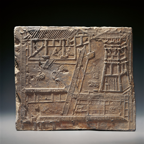 图3_宅院画像砖%20东汉 图3_宅院画像砖%20东汉