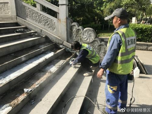 图片来源:武汉市黄鹤楼公园管理处官方微博 点击进入下一页