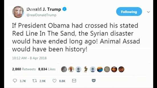 特朗普骂叙总统畜生还点名普京 顺带责怪奥巴马