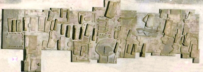 遗址北区墓葬分布图