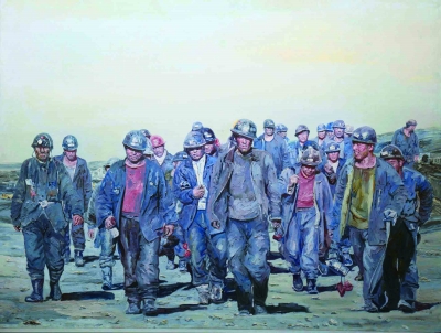 享受阳光(油画) 133.5×180厘米 陈新 江苏省美术馆藏