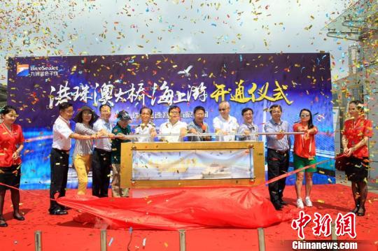 港珠澳大桥成珠海海上游新热点