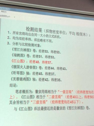 《千里江山图》绢质残印接受科技检测 结果出来了
