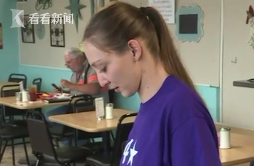 卡车司机点外卖得知服务生贫困 留下2000美元小费