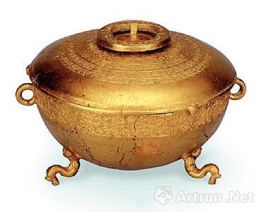 曾侯乙墓云纹金盏