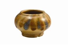 图4 唐代长沙窑青釉蓝褐彩瓷水盂