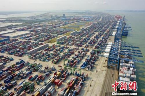 南沙港航拍图 韩建全 摄