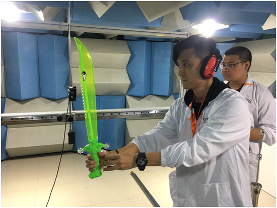 图片拍摄地点:SGS通标标准技术服务有限公司深圳玩具实验室