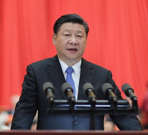 2018年5月28日，中国科学院第十九次院士大会、中国工程院第十四次院士大会在北京人民大会堂隆重开幕。习近平出席会议并发表重要讲话。来源：新华社