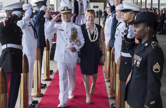 美新任印太司令就职 多位美军高官发言剑指中国