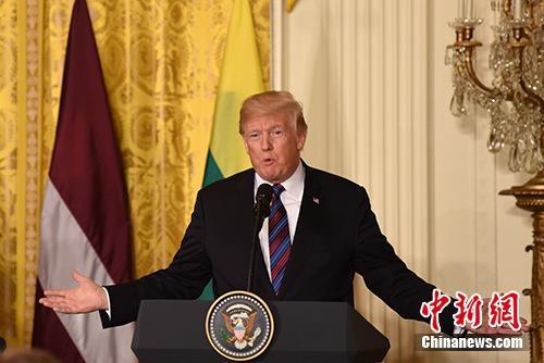 资料图:美国总统特朗普。<a target='_blank' href='http://www.chinanews.com/'>中新社</a>记者 刁海洋 摄 点击进入下一页