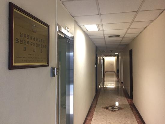 “特金会”探营:历史性会晤前 朝鲜大使馆静悄悄