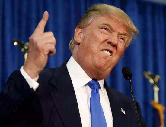 ▲美国总统特朗普