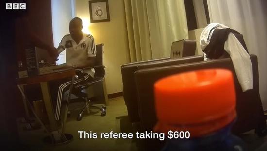 点击查看大图 BBC记者卧底曝猛料:600美元就能贿赂1个世界杯裁判