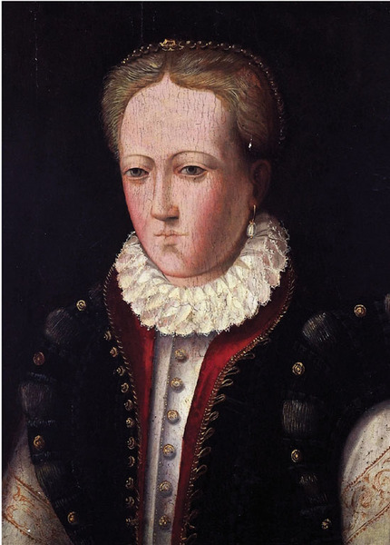 比利时弗拉芒画派 贵族妇女 l59×49cm 16世纪