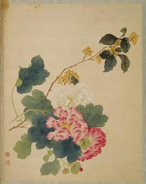 清    唐桂凝 《 花卉册》