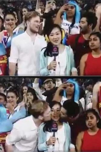 强吻记者成了体育文化？友好互动还是性骚扰？