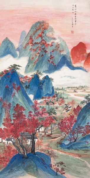 潘素 《万山红遍》 潘素 《万山红遍》