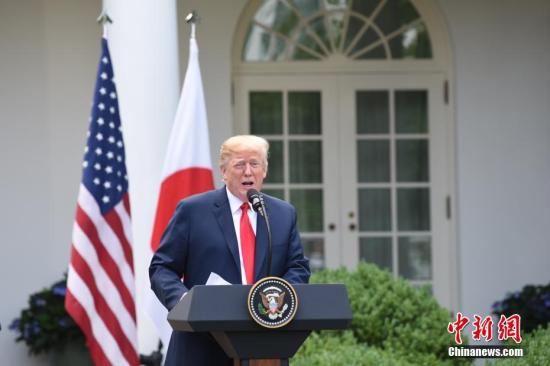 资料图:美国总统特朗普。 <a target='_blank' href='http://www.chinanews.com/'>中新社</a>记者 刁海洋 摄 点击进入下一页