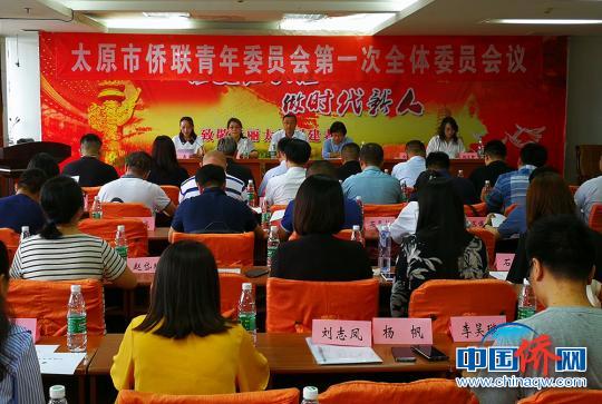 中国侨网9日，在太原市侨联青年委员会第一次全体会议上，选举产生太原市侨青委第一届委员会。　杨杰英　摄