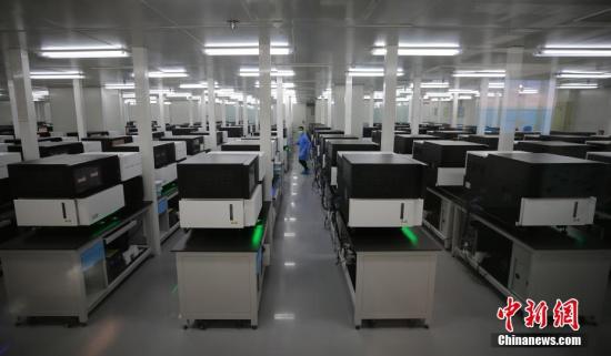 资料图：年轻的科研人员在国家基因库内工作。<a target='_blank' href='http://www.chinanews.com/'>中新社</a>记者 杨可佳 摄