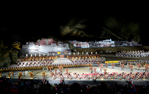 大型藏文化史诗剧《文成公主》全景 大型藏文化史诗剧《文成公主》全景