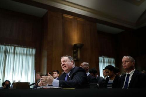 美政界紧盯通俄门不放 蓬佩奥听证会被询三小时