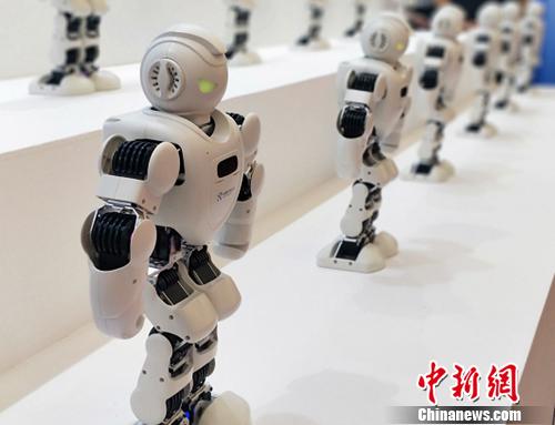 图为机器人大会现场。姚露 摄 