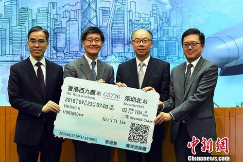 香港将迈入高铁时代:14分钟到深圳 9小时到北京