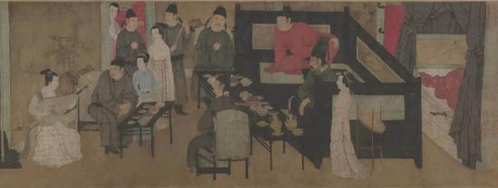 顾闳中《韩熙载夜宴图》(局部) 故宫博物院藏
