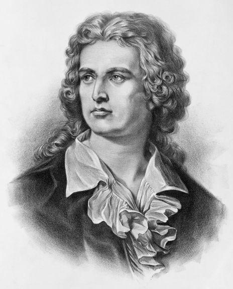 图片，席勒肖像，图片来自网络