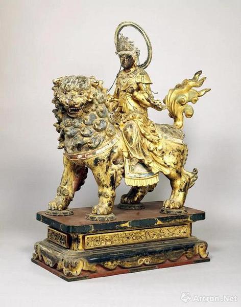 镀金涂漆木雕，康祐（1630–1689），1685-1689年