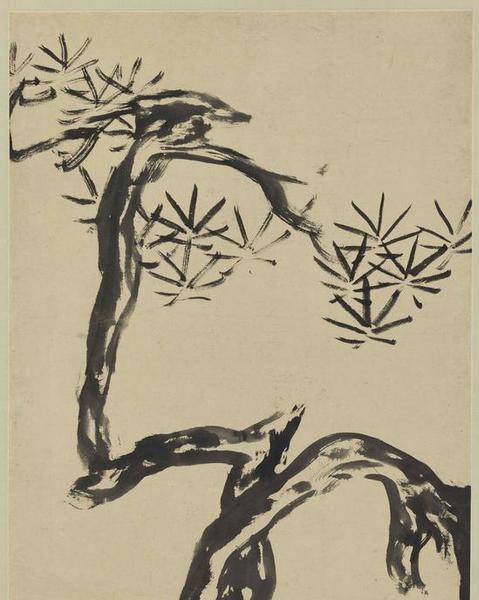 朱耷(八大山人) 松石图