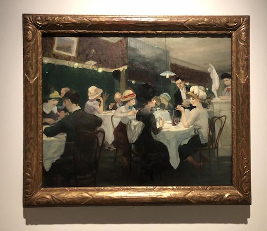 约翰·斯隆《瑞根诗周六的晚上》芝加哥艺术博物馆，玛丽·奥提斯·詹肯捐赠