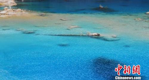 九寨沟一景。(资料图) 安源 摄