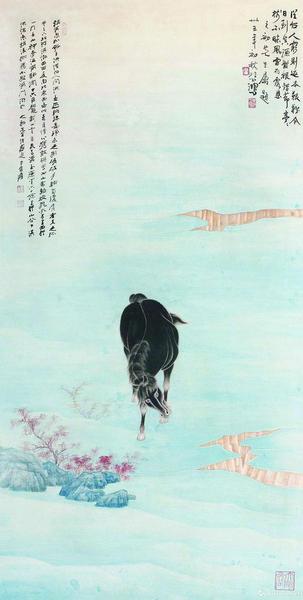 《黑骏马图》，成交价2070万元