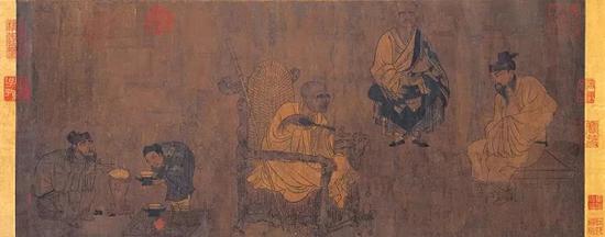 唐  阎立本(传) 《萧翼赚兰亭图》