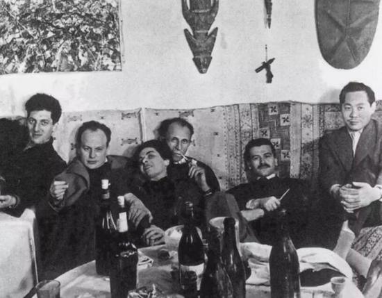 赵无极与贾科梅蒂、苏拉热等画友们在皮埃尔画廊