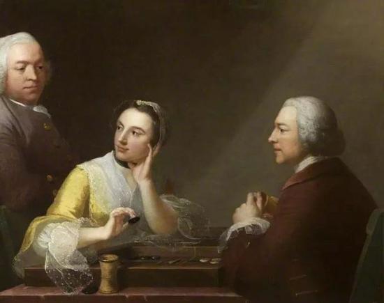 The Backgammon Trio， 1754 （？）