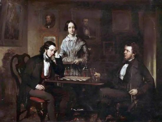 Chess Players， c.1840–c.1850