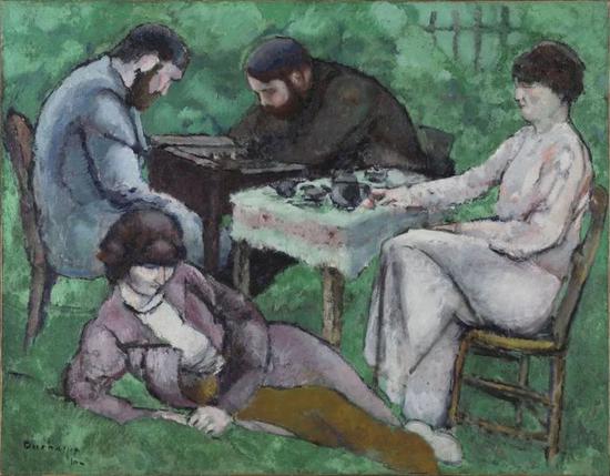 The Chess Game， 1910